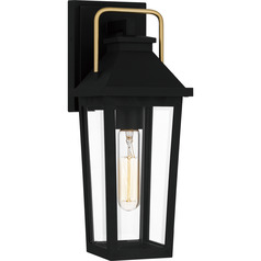 Buckley Matte Black Outdoor Wall Light by Quoizel Lighting