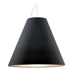 Besa Lighting Dylan Satin Nickel LED Pendant Light with Conical Shade