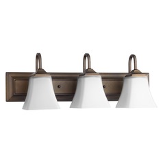 Oiled Bronze Bathroom Light by Quorum Lighting