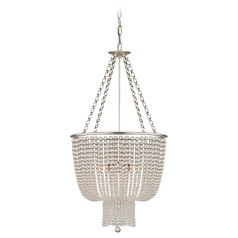 Aerin Jacqueline Chandelier in Silver Leaf by Visual Comfort Signature
