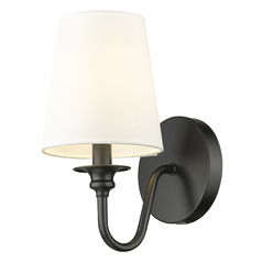 Z-Lite Gianna Matte Black Sconce