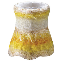 Yellow Scalloped Lamp Shade