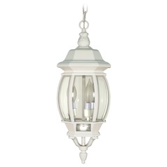 Central Park White Outdoor Hanging Light by Nuvo Lighting