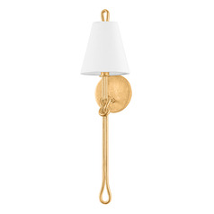Hudson Valley Lighting Alburgh Vintage Gold Leaf LED Sconce
