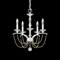 Priscilla White Chandelier by Schonbek Lighting