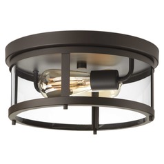Gunther Antique Bronze Flush Mount by Progress Lighting