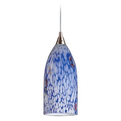 Verona Satin Nickel Mini-Pendant Light  - Includes Recessed Adapter Kit