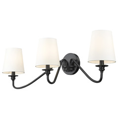 Z-Lite Gianna Matte Black Sconce