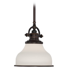 Grant Mini Pendant in Palladian Bronze by Quoizel Lighting