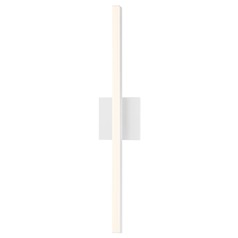 Stix Satin White LED Bathroom Light by Sonneman Lighting