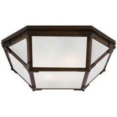 Suzanne Kasler Morris Flush Mount in Antique Zinc by Visual Comfort Signature