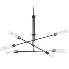 Maxim Lighting Equilibrium Black LED Pendant Light with Cylindrical Shade