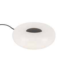 Kuzco Lighting Nimbus Black LED Table Lamp with Oblong Shade