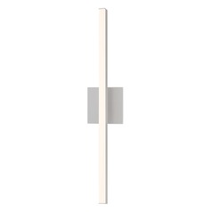 Stix Bright Satin Aluminum LED Bathroom Light by Sonneman Lighting