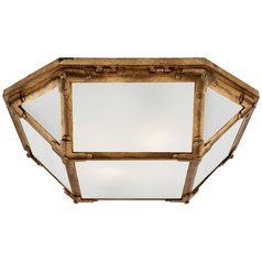 Suzanne Kasler Morris Flush Mount in Gilded Iron by Visual Comfort Signature