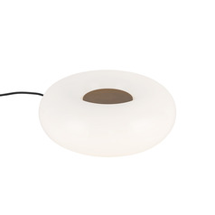 Kuzco Lighting Nimbus Vintage Brass LED Table Lamp with Oblong Shade