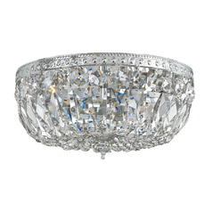 16-Inch Crystal Ceiling Mount in Chrome by Crystorama Lighting