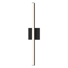 Stix Satin Black LED Bathroom Light by Sonneman Lighting