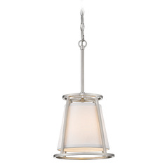 Lenyx Brushed Nickel Mini Pendant by Z-Lite
