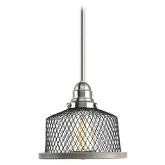 Tilley Brushed Nickel Mini Pendant by Progress Lighting