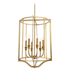 Marquee Gold Leaf Pendant by Quorum Lighting