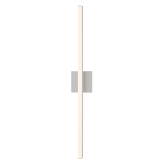 Stix Bright Satin Aluminum LED Bathroom Light by Sonneman Lighting