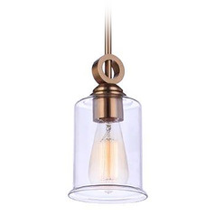 Romero Satin Brass Mini Pendant by Craftmade Lighting