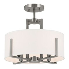 Malen Classic Pewter Semi-Flush Mount Light by Kichler Lighting