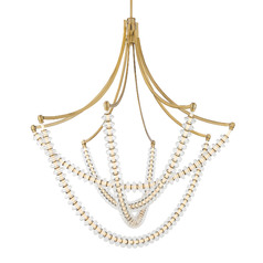 Pearl 49.25-Inch LED Chandelier in Legacy Brass by Minka Lavery