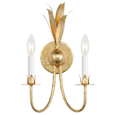 Maxim Lighting Paloma Gold Leaf Sconce