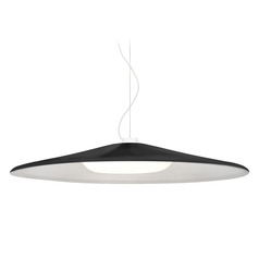 Besa Lighting Swan White LED Pendant Light with Coolie Shade