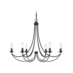 Mirren 6-Light Chandelier in Imperial Bronze by Quoizel Lighting