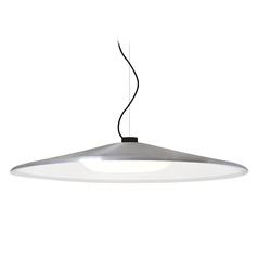 Besa Lighting Swan Black LED Pendant Light with Coolie Shade