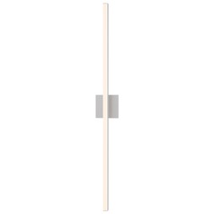 Stix Bright Satin Aluminum LED Bathroom Light by Sonneman Lighting