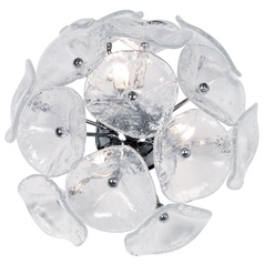 Fiori 3-Light Wall Sconce in Polished Chrome by ET2 Lighting
