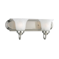 Traditional Bath Light in Brushed Nickel by Progress Lighting