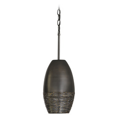 Sana Mini Pendant in Grey Iron by Capital Lighting