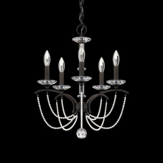 Priscilla Black Chandelier by Schonbek Lighting