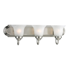 Traditional Bath Light in Brushed Nickel by Progress Lighting