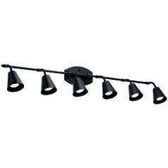 Sylvia 45-Inch Black Track Light Kit by Kichler Lighting