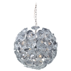 Fiori 22.50-Inch Pendant in Polished Chrome by ET2 Lighting