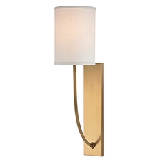 Colton Aged Brass Sconce by Hudson Valley Lighting