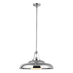 Palmetto Pendant in Polished Nickel by Alora Lighting