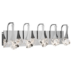 Rockne 32-Inch Chrome LED Bath Light by Elan Lighting
