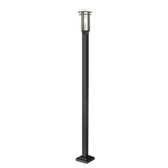 Abbey Black Post Light by Z-Lite