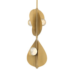 Pod LED Mini Pendant in Legacy Brass by Minka Lavery