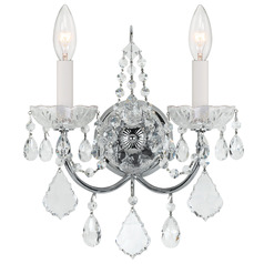 Crystorama Lighting Imperial Polished Chrome Sconce