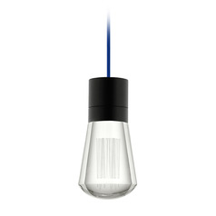 Alva LED 2200K Mini Pendant in Black by Visual Comfort Modern