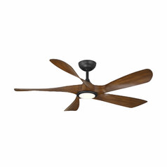 Swirl 5 56-Inch 4CCT LED Smart Fan in Matte Black by WAC Lighting