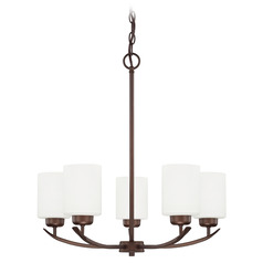 Dixon 23-Inch Chandelier in Bronze by HomePlace by Capital Lighting